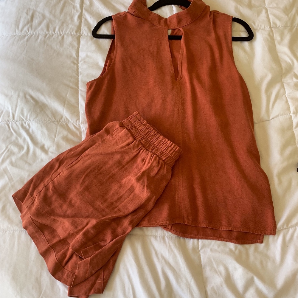Burnt Orange Two-Piece Set